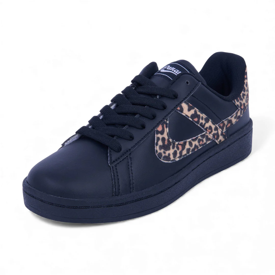 TENIS PANAM DE DAMA CON TOQUE DE ANIMAL PRINT 65396