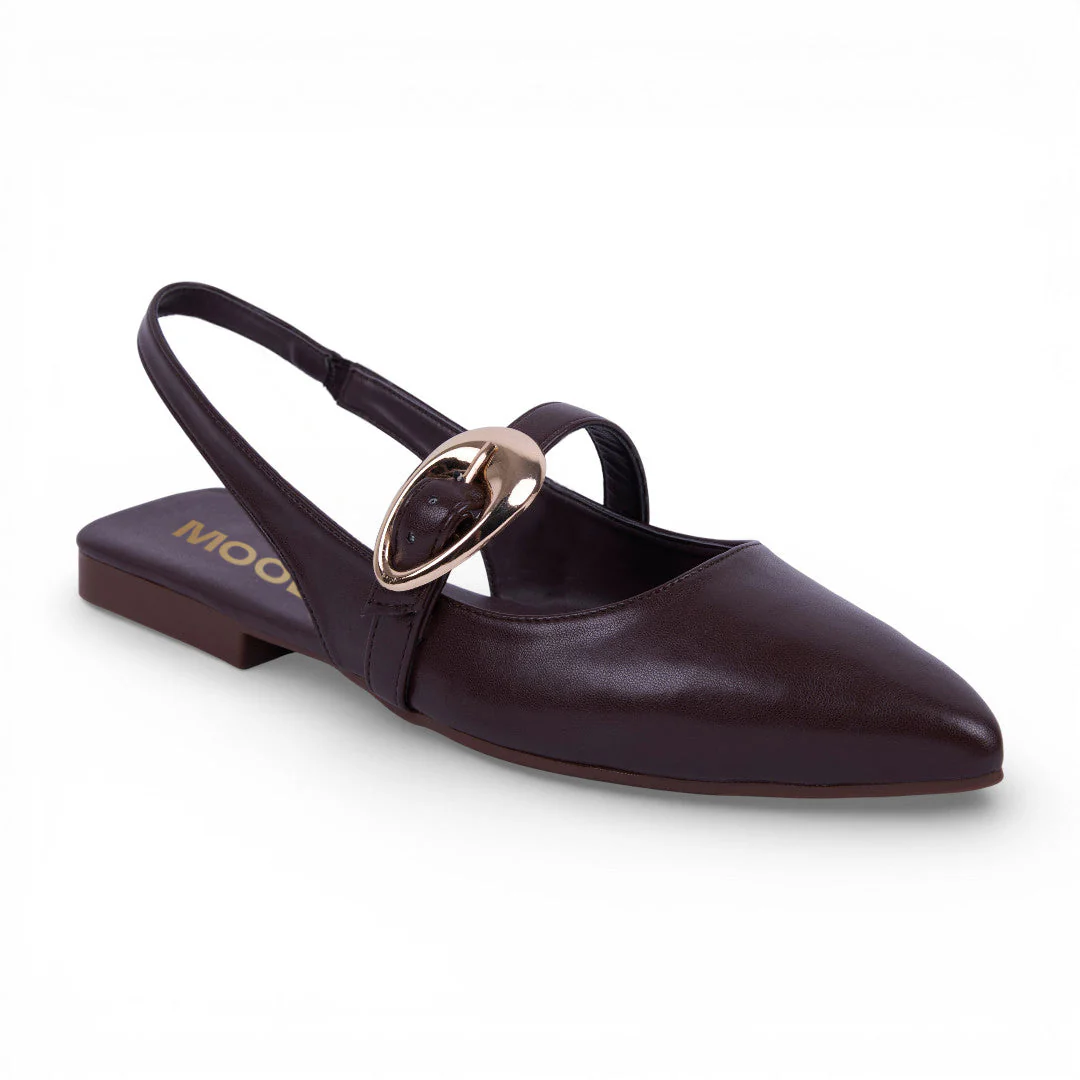 BALERINA PUNTAL DESTALONADA CAFÉ 05288