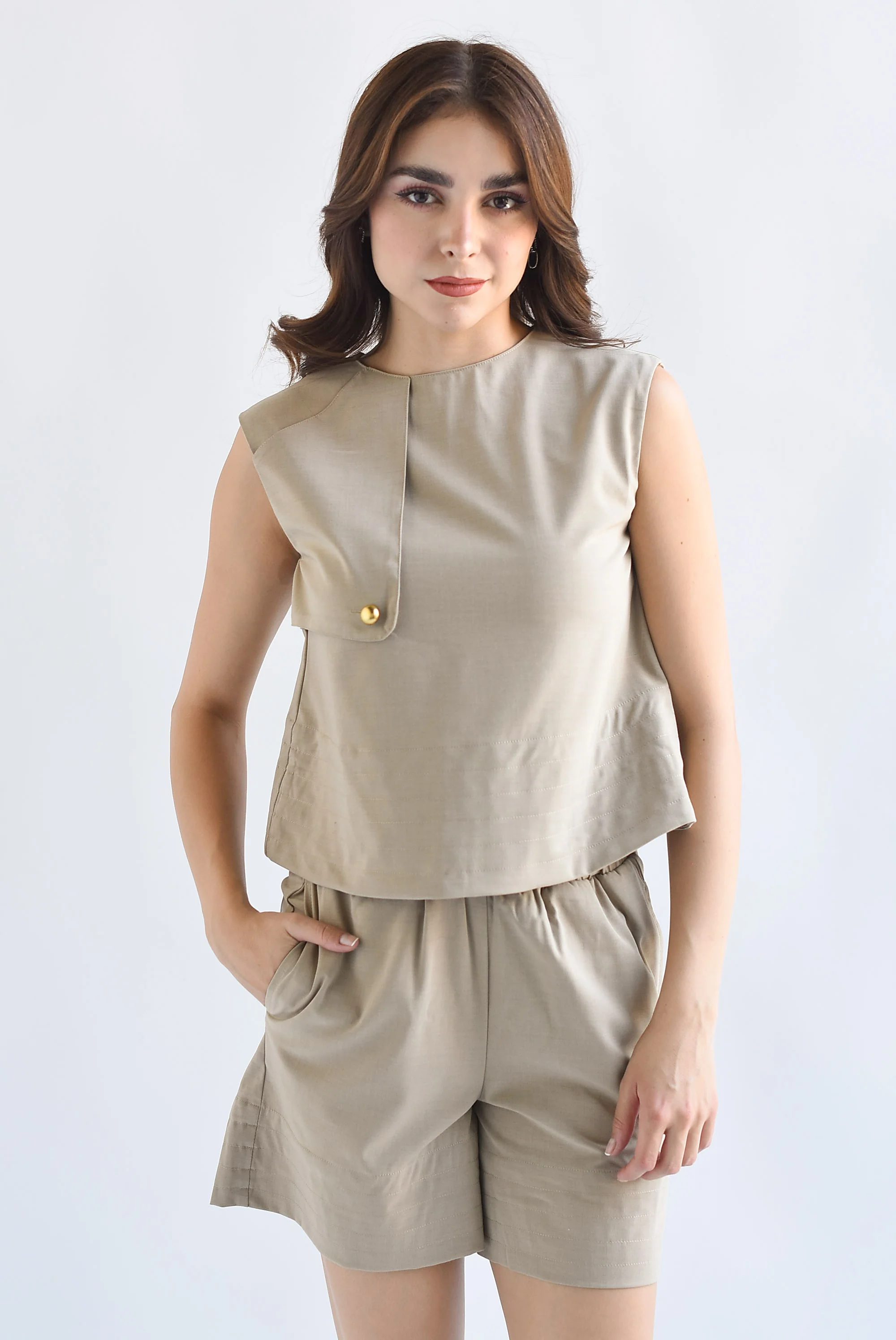 Set Short y Blusa Moka