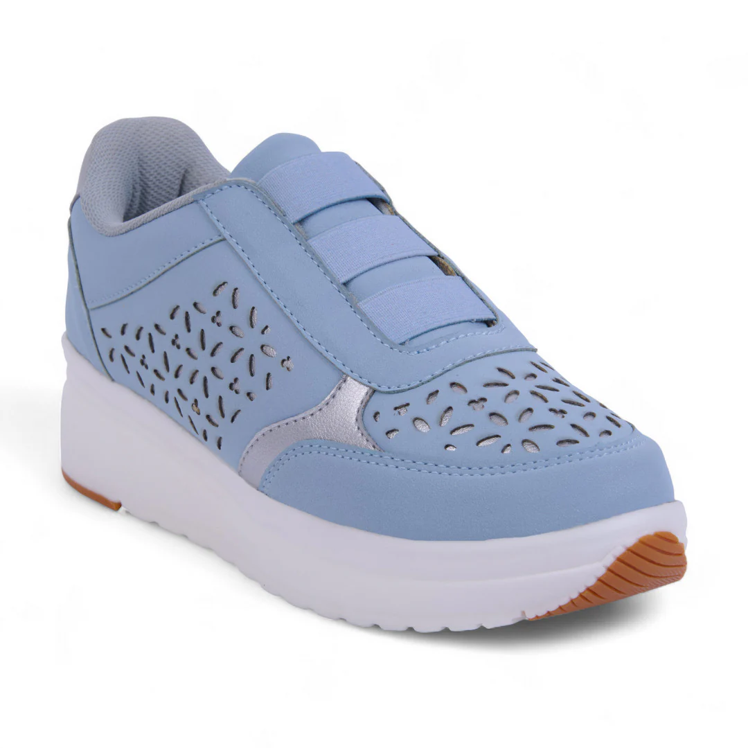 TENIS DE PISO AZUL LÁSER 56589