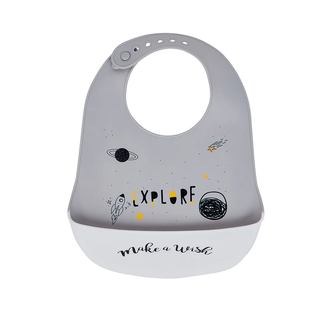 BABERO GRIS ESTAMPADO 80455