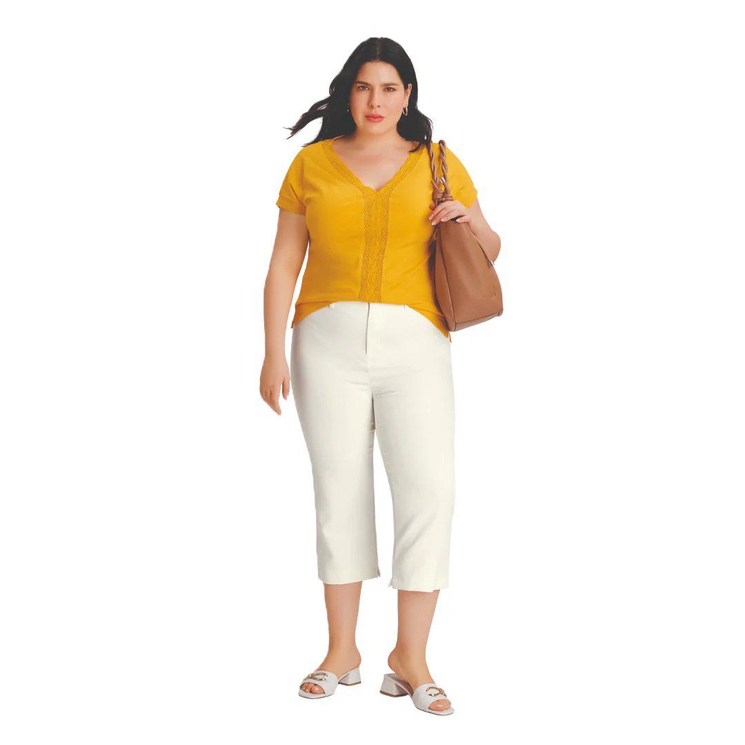 BLUSA AMARILLA CROCHET 98291