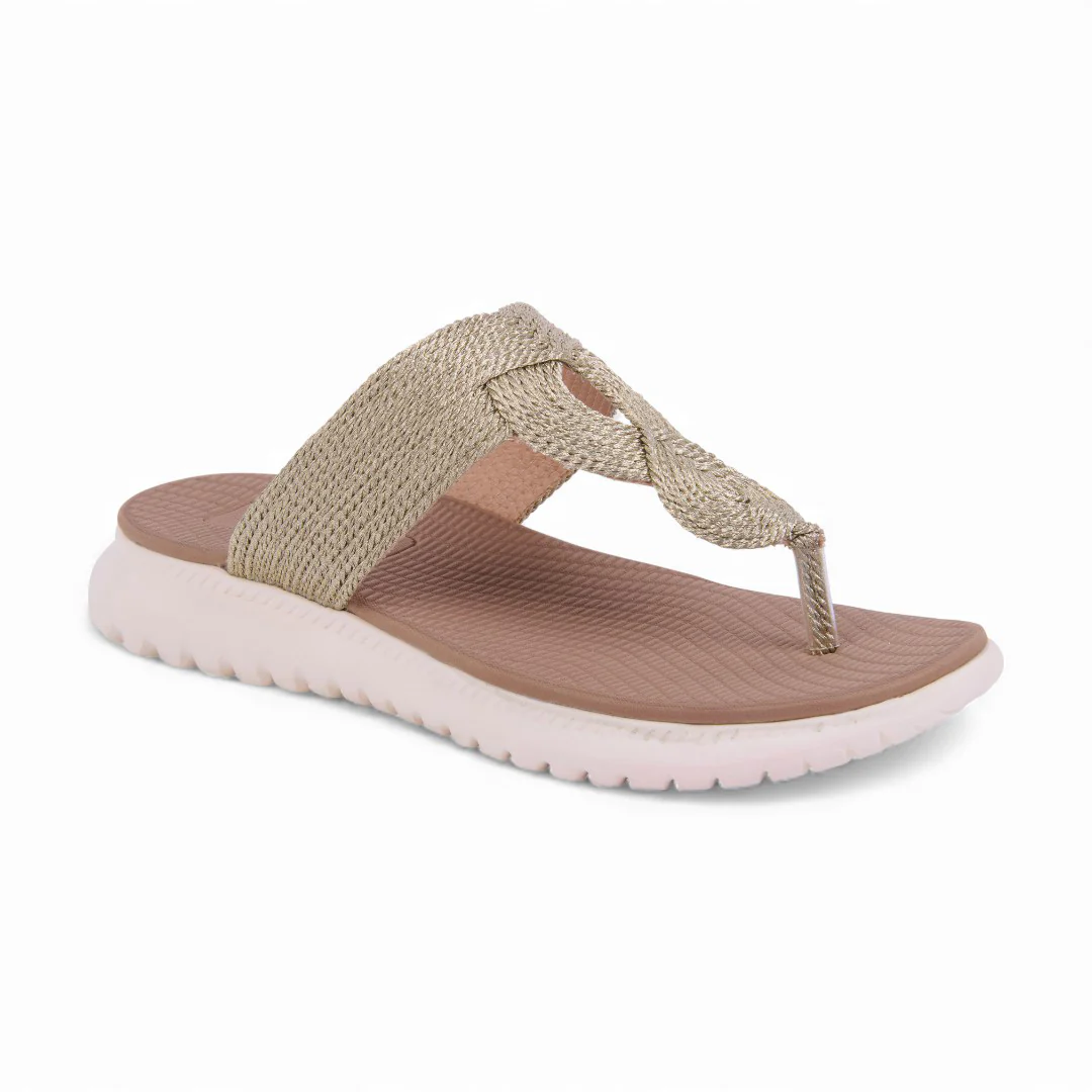 SANDALIA DE PISO DORADO HORCAPOLLO 72431