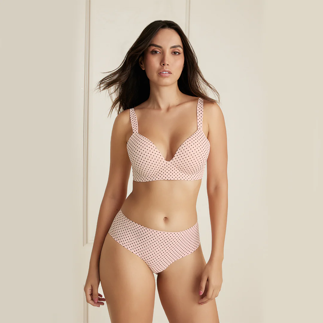 BRASSIERE DE LUNARES SIN VARILLA 82094