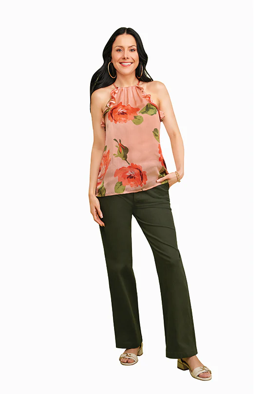 BLUSA FLORAL TIPO HALTER 96136