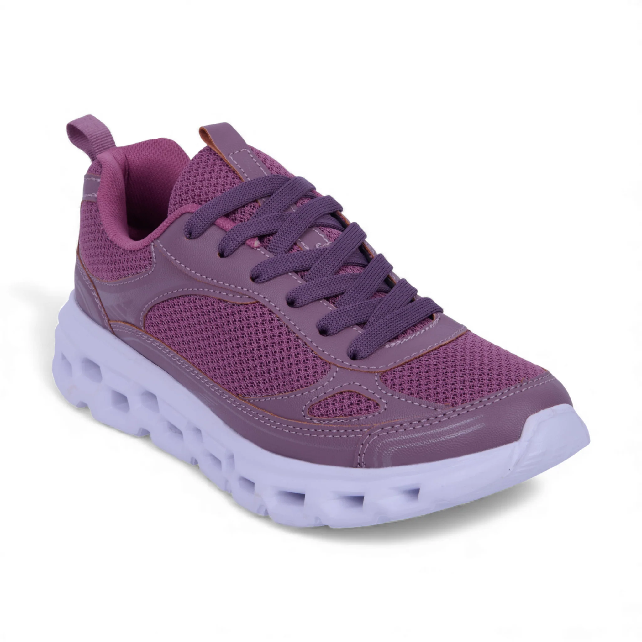 TENIS DAMA MAUVE TEXTIL 06291