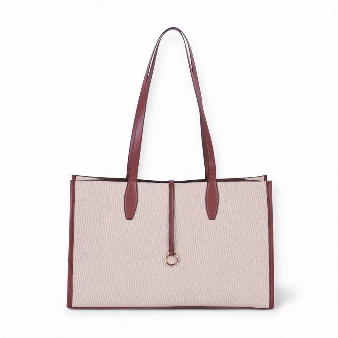 BOLSO TOTE COLOR BEIGE 65913