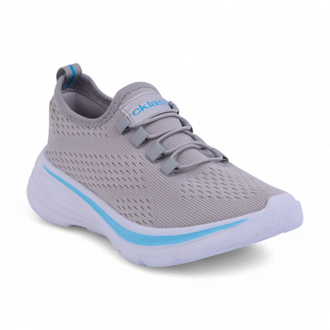 TENIS DE PISO GRIS ELÁSTICO 70986