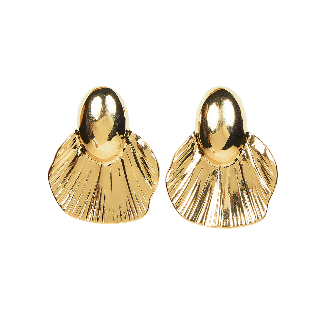 ARETES DISEÑO TEXTURIZADO DORADO 94042