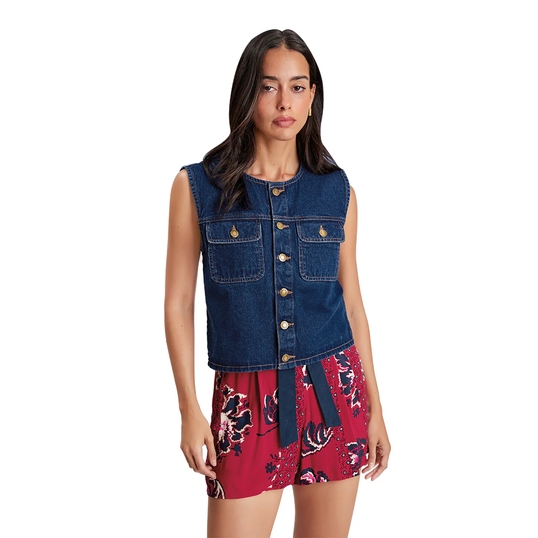 BLUSA MEZCLILLA BOTONES 69408