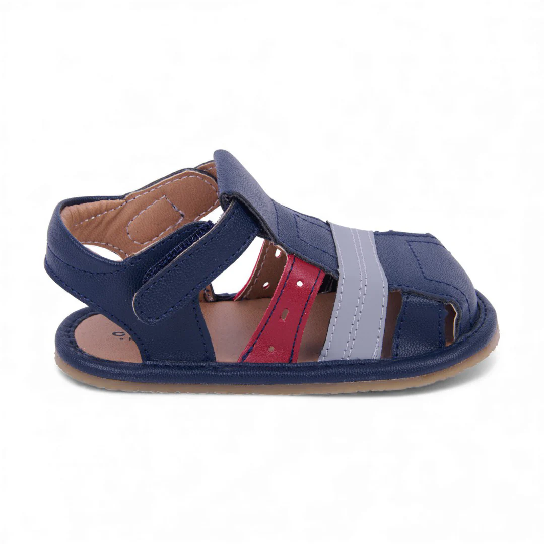 SANDALIA CASUAL MARINO CON CONTACTEL 57325