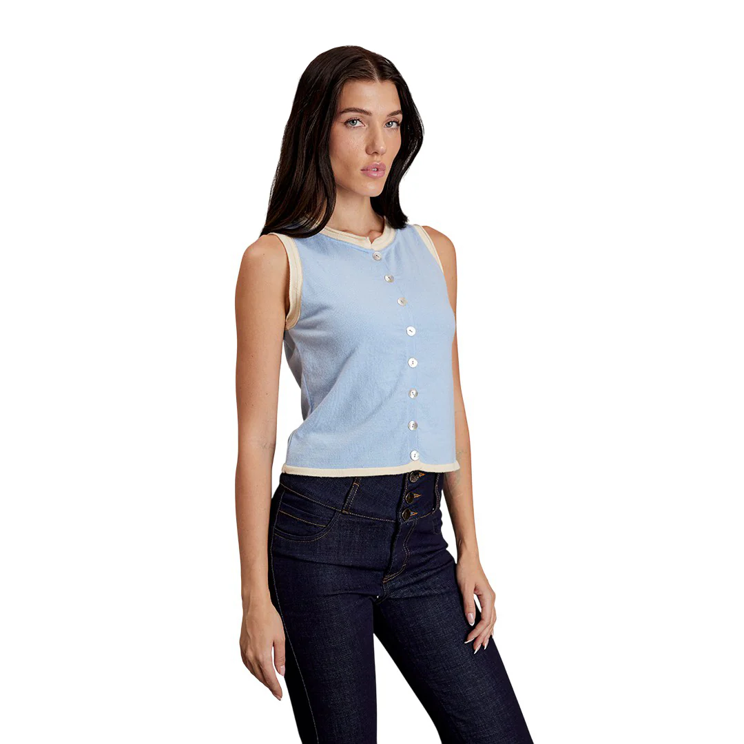 BLUSA MULTICOLOR CONTRASTE 23275