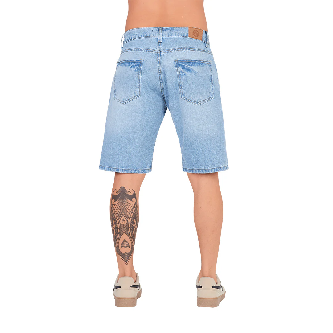 BERMUDA DE MEZCLILLA AZUL 58855