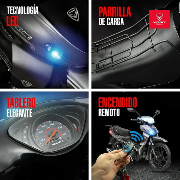 Motocicleta Veloci Argent X4 125cc Plata 2025