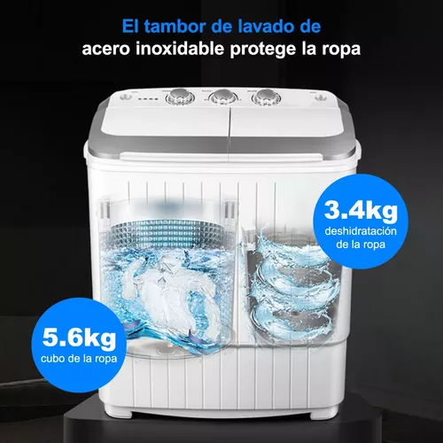 Lavadora Semiautom��tica 2 Tinas Blanca 9kg 110v-127v