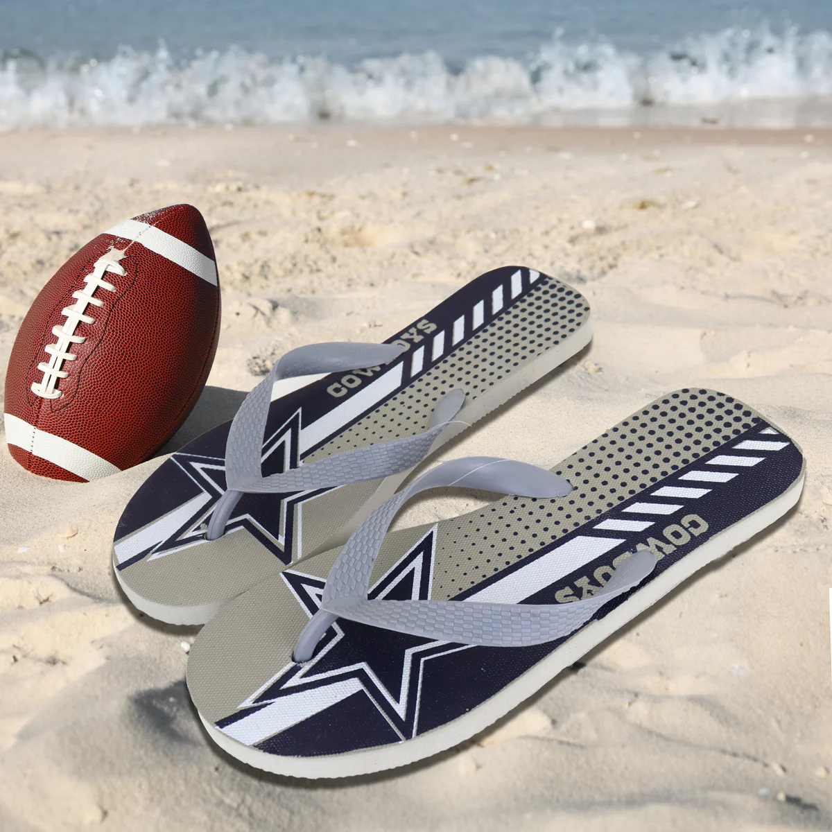 Sandalias Unisex de los Cowboys, NFL