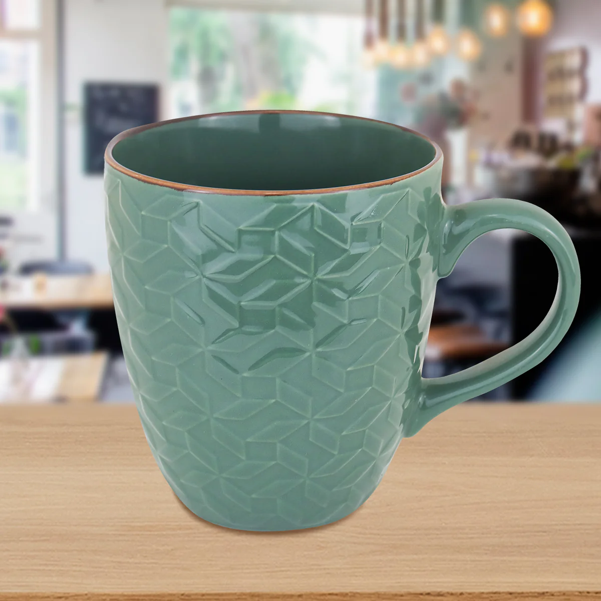 Taza de Cerámica, color Verde
