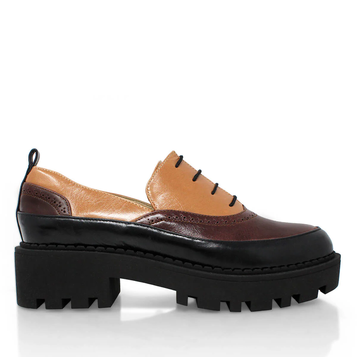 REESE 45 Edicion Limitada - Negro y Chocolate Regina Romero Zapato Tenis Urbano Sport para Dama en Piel