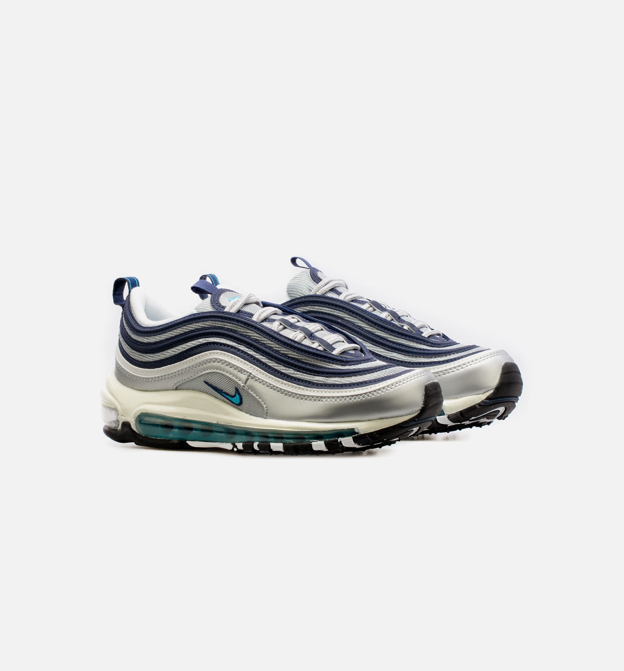AM97 Metallic Silver Chlorine Blue Womens Lifestyle Shoe - Grey/Blue