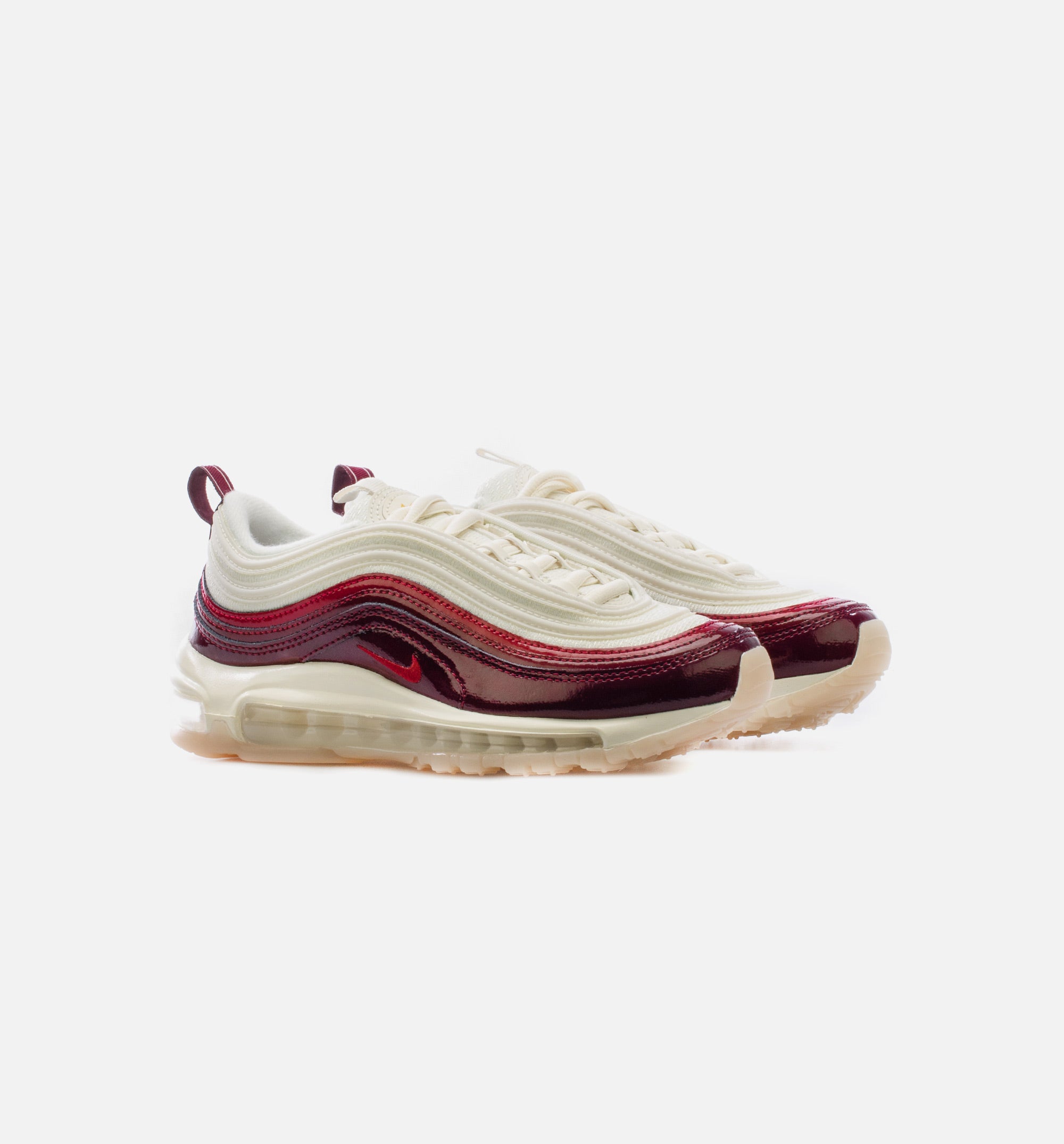 AM 97 Dark Beetroot Womens Lifestyle Shoe - White/Red