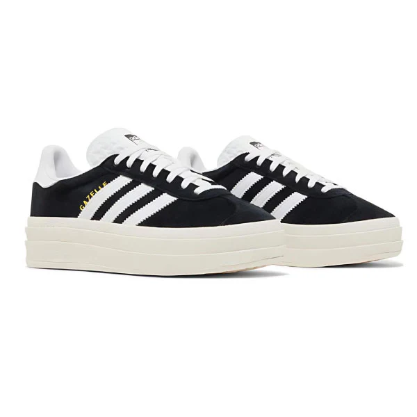 ADIDAS GAZELLE BOLD 'CORE BLACK WHITE'