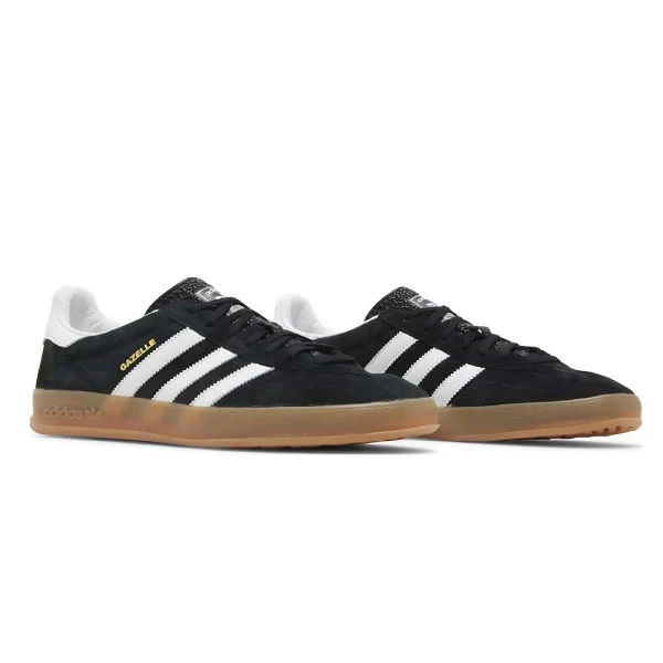 ADIDAS GAZELLE 'BLACK WHITE GUM'