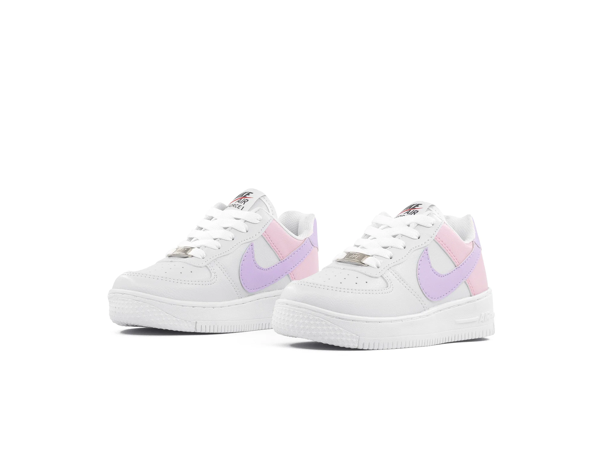 Tenis 270 Blanco Rosa Lila Niños