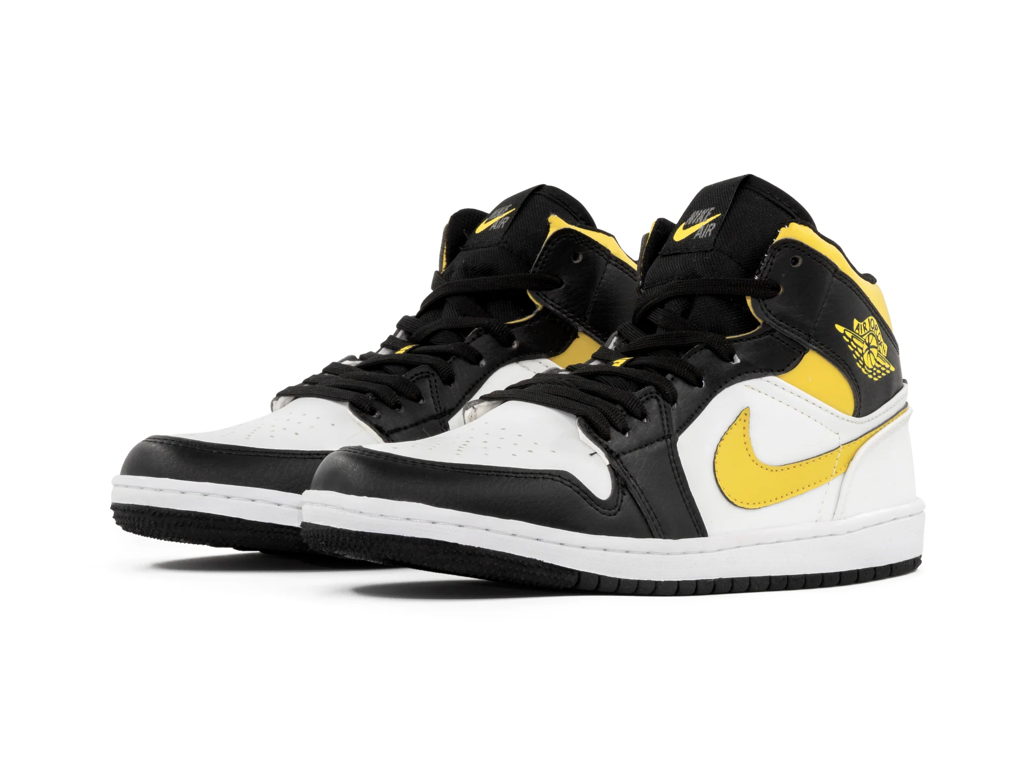 Tenis Retro 1 Blanco Negro Mango