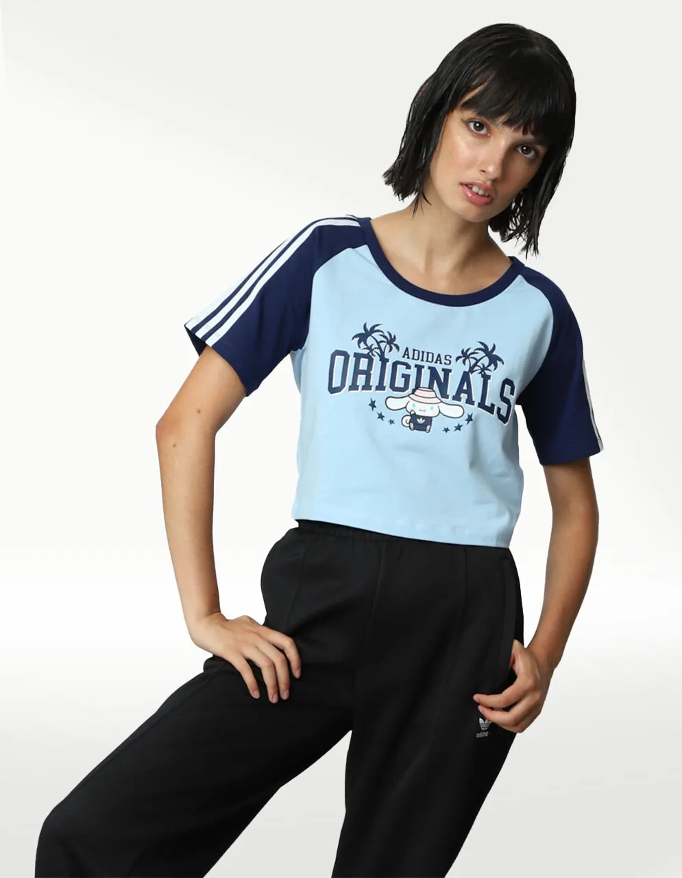 CROP TANK ADIDAS BABY HELLO KITTY KUROMI