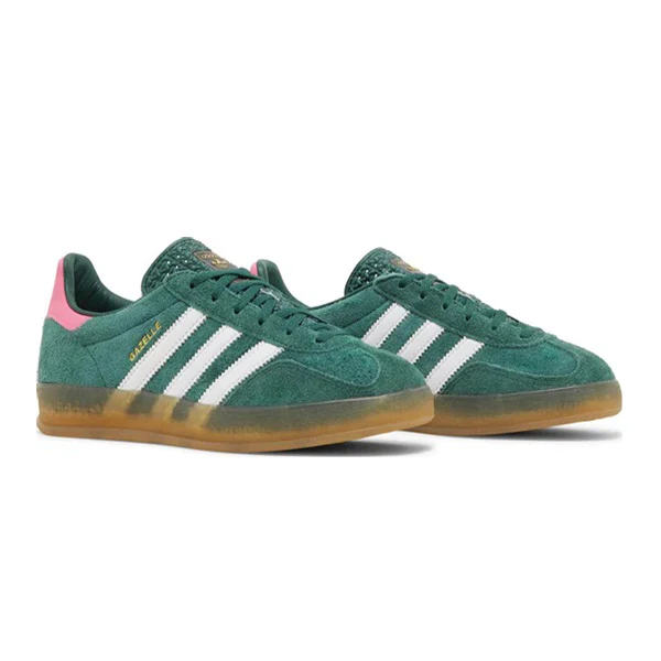 ADIDAS GAZELLE INDOOR `COLLEGIATE GREEN LUCID PINK´