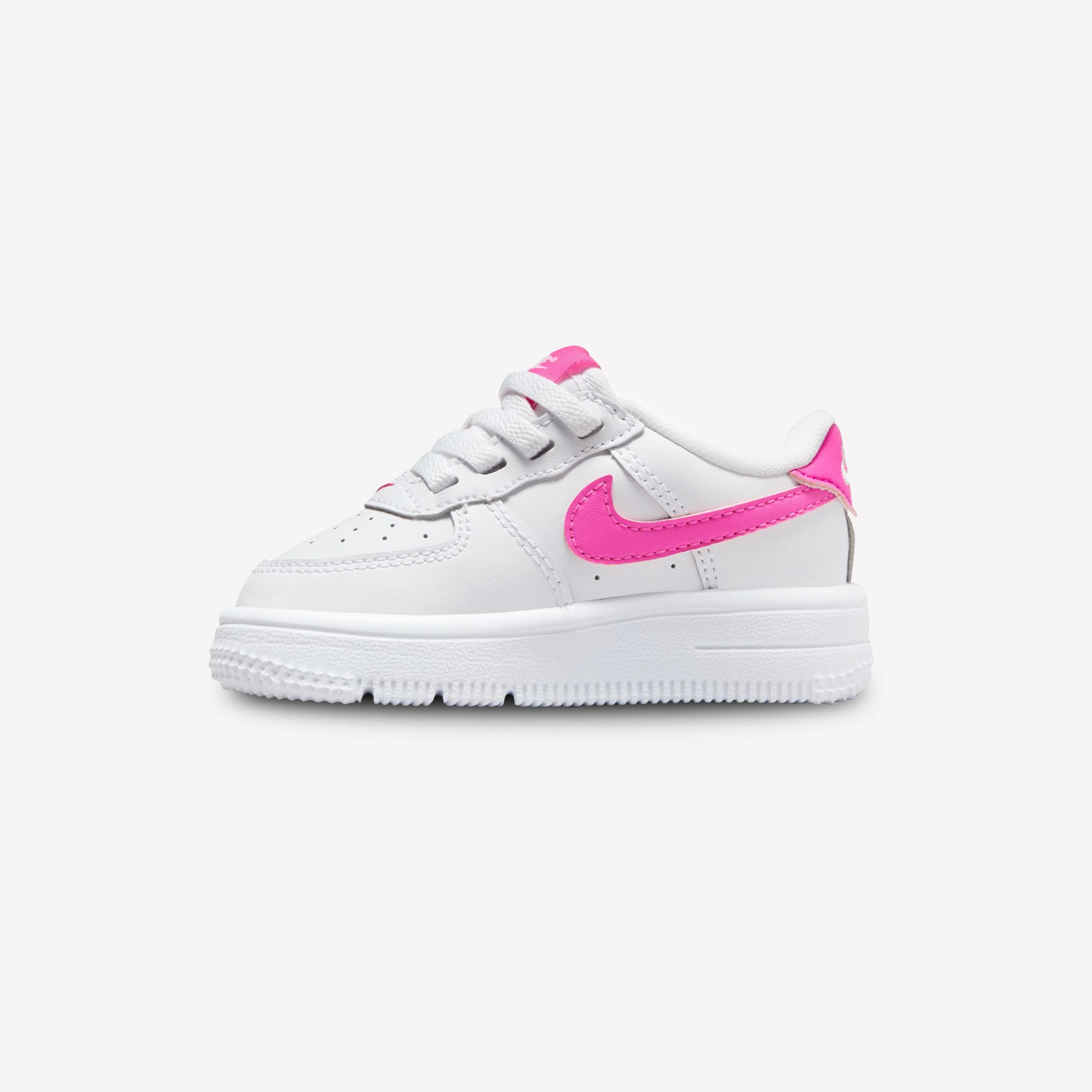 Nike Toddler Air Force 1 Low EasyOn - White Laser Fuchsia