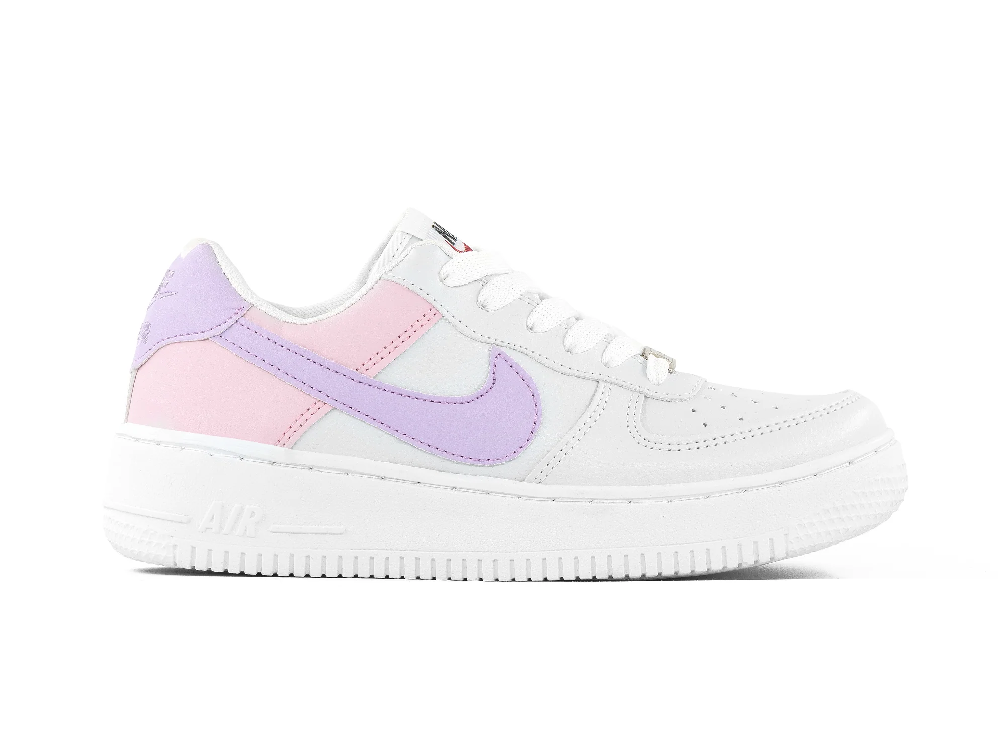 Tenis 270 Blanco Rosa Lila