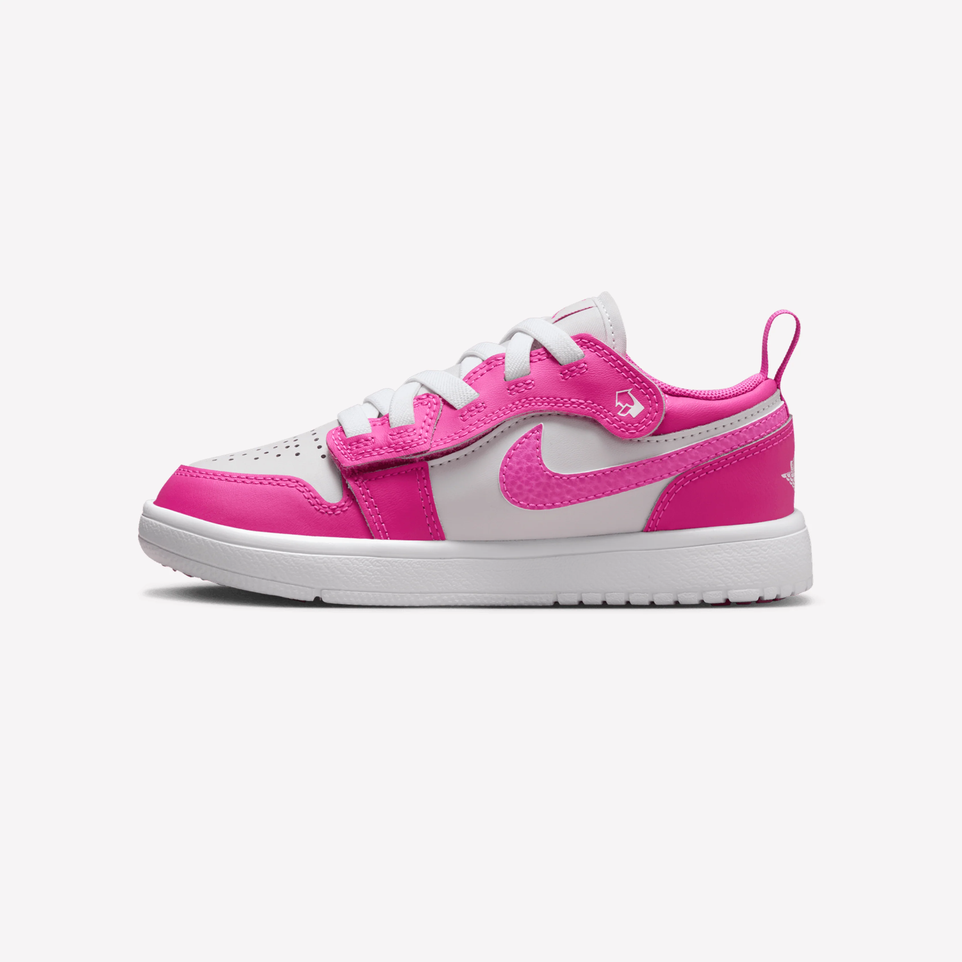 Nike Girls Kids Air Jordan 1 Low  - Pink Grey