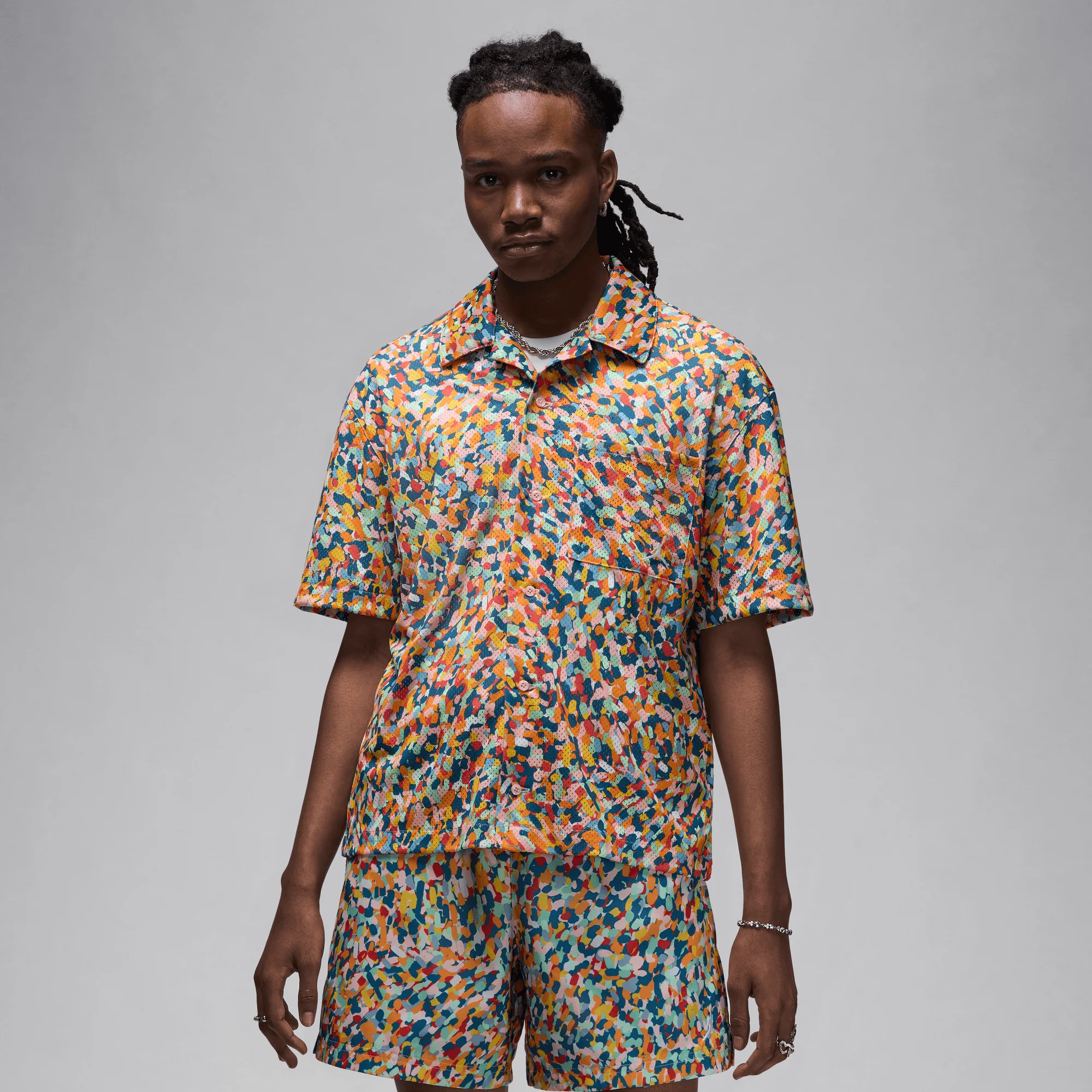 M J ESS POOLSIDE AOP TOP