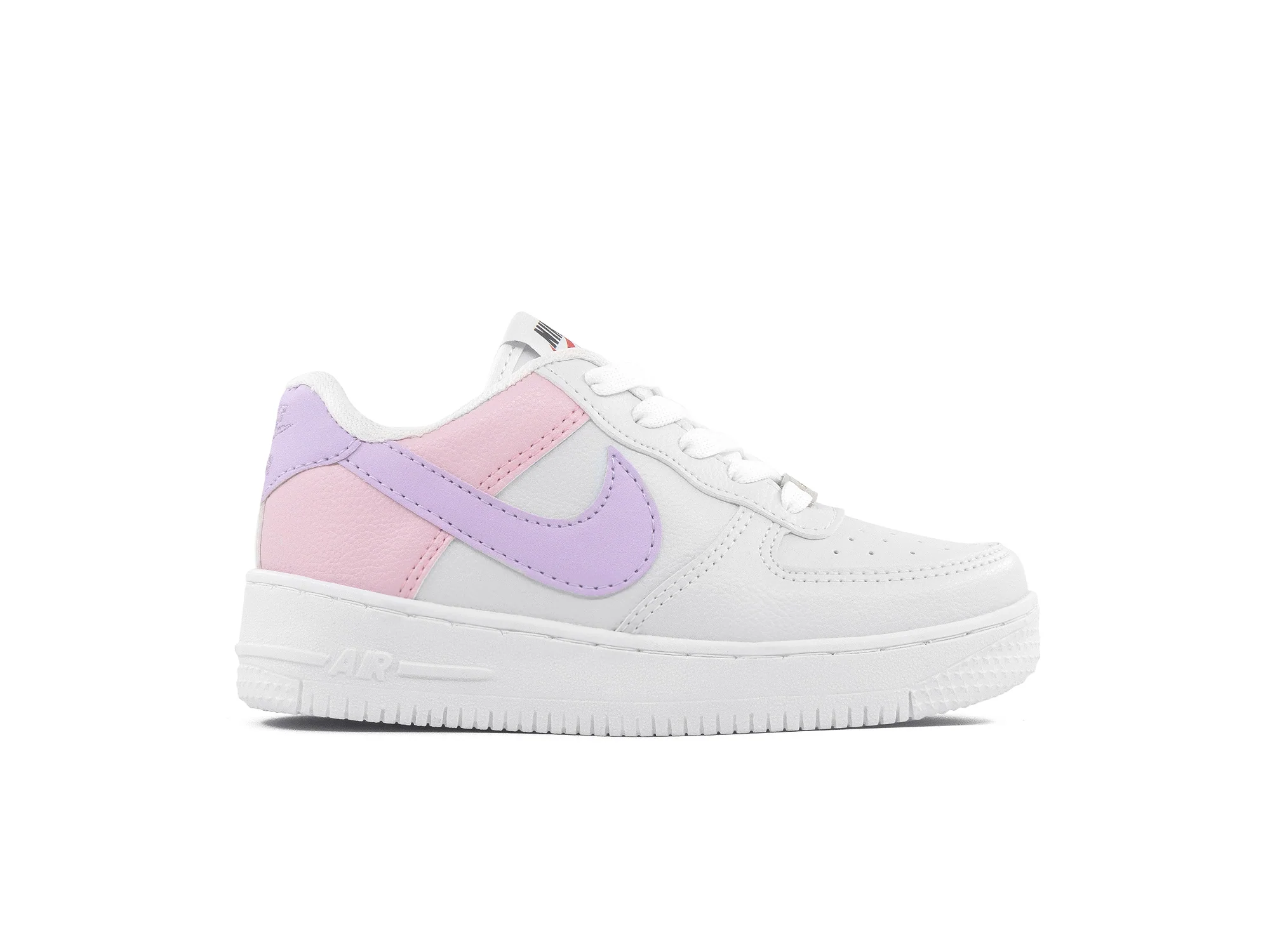 Tenis 270 Blanco Rosa Lila Niños