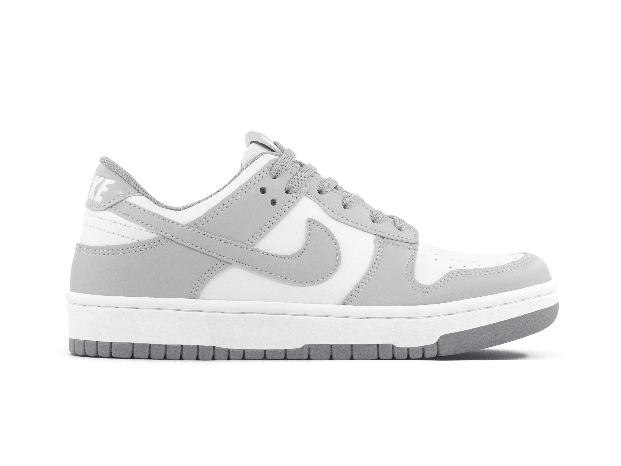 Tenis Dunk Low Blanco Gris