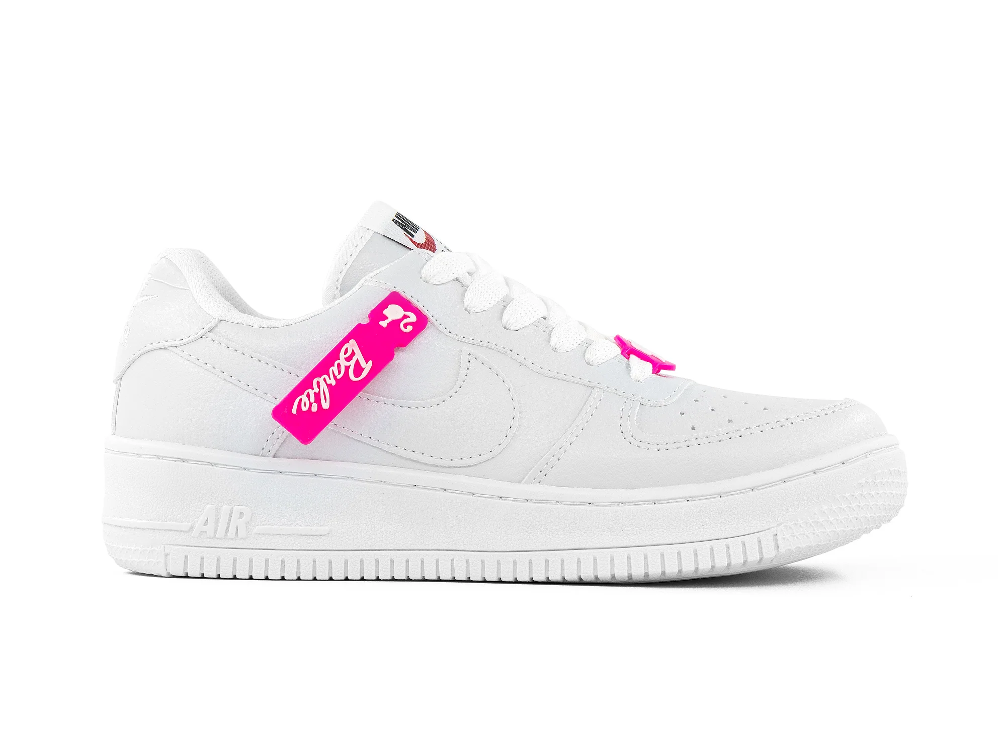 Tenis 270 Blanco Rosa Barbie