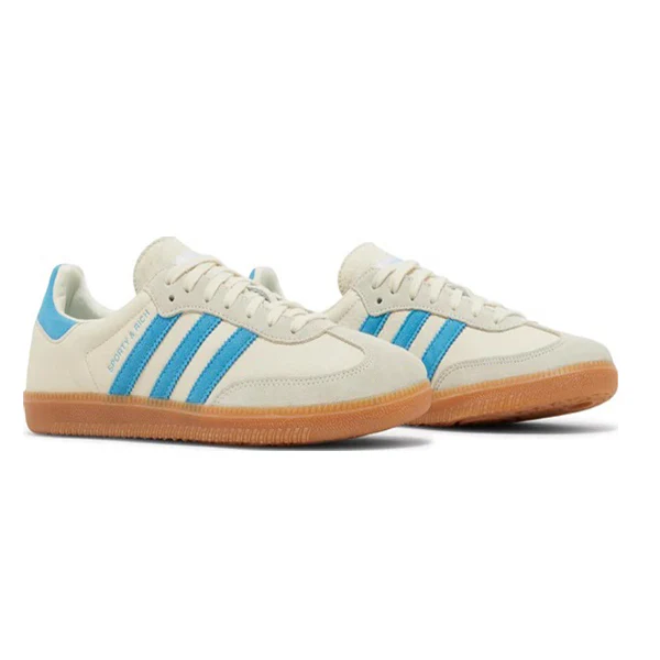 ADIDAS SAMBA OG `SPORTY & RICH CREAM BLUE´