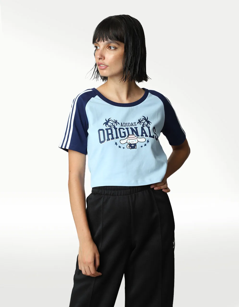 CROP TANK ADIDAS BABY HELLO KITTY KUROMI