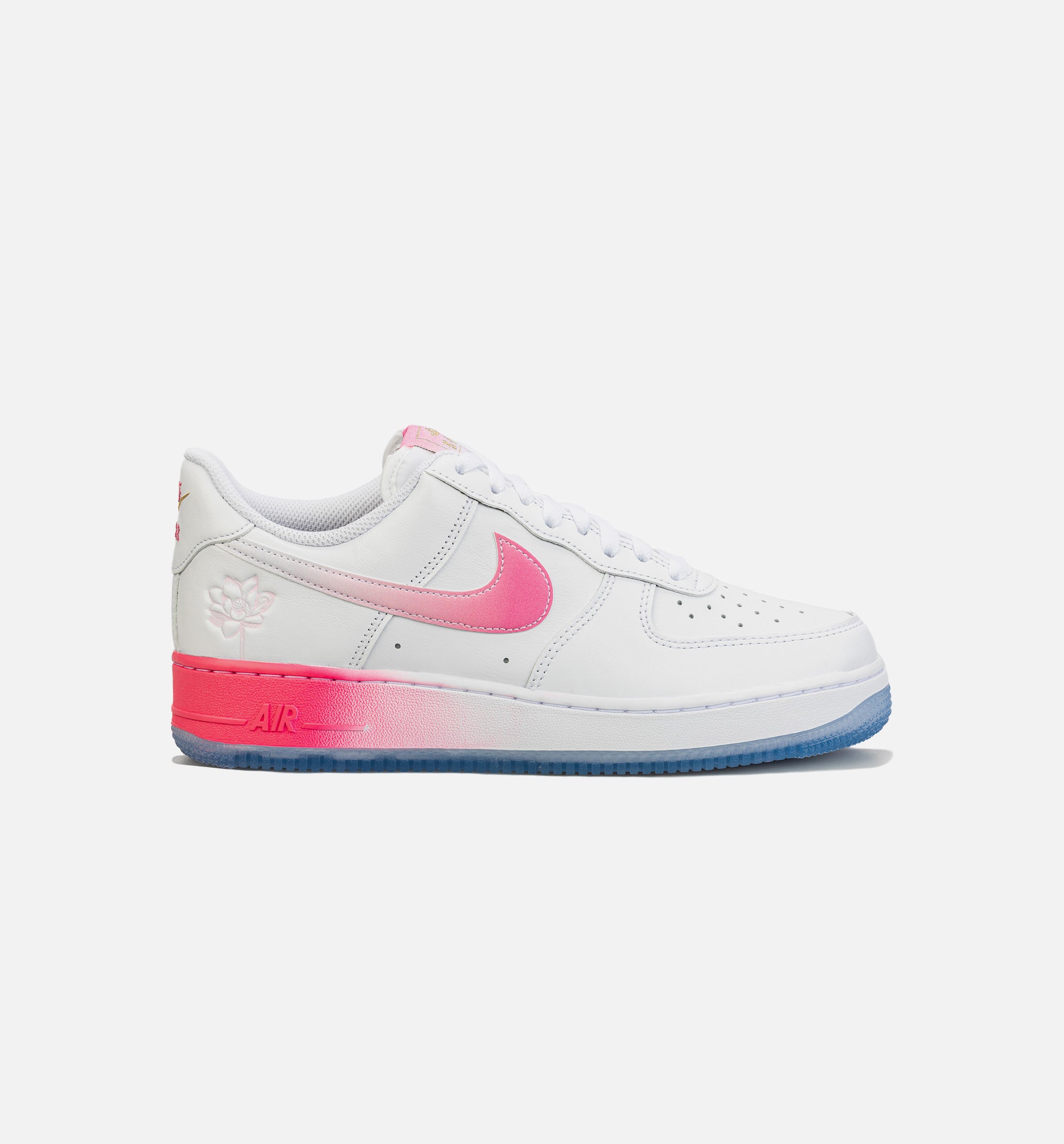 AF1 Low Lotus Flower Mens Lifestyle Shoe - White/Pink