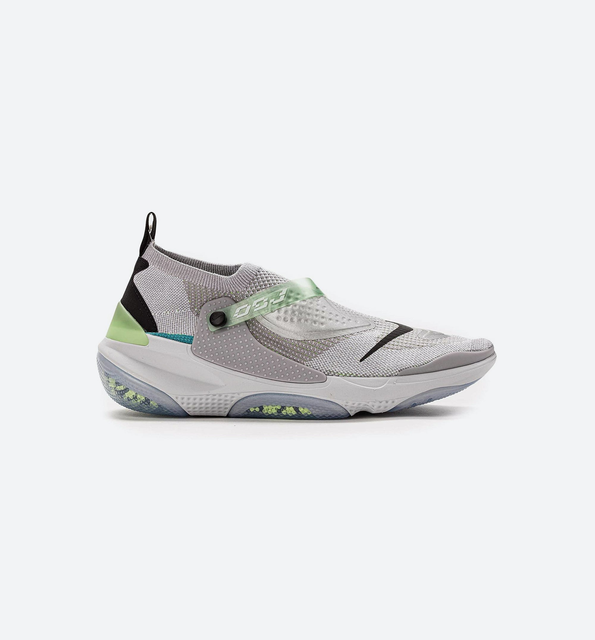 Mens Running Shoe - Grey/Green