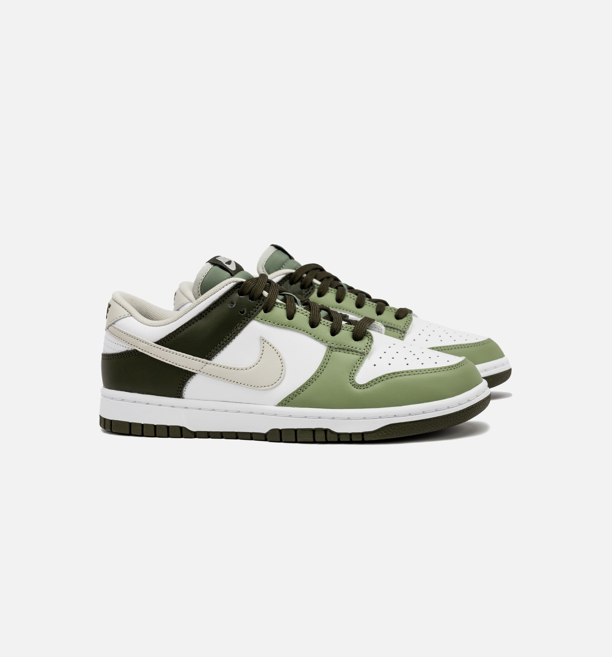 Low Oil Green Mens Lifestyle Shoe - Light Bone/Oil Green Free Shipping