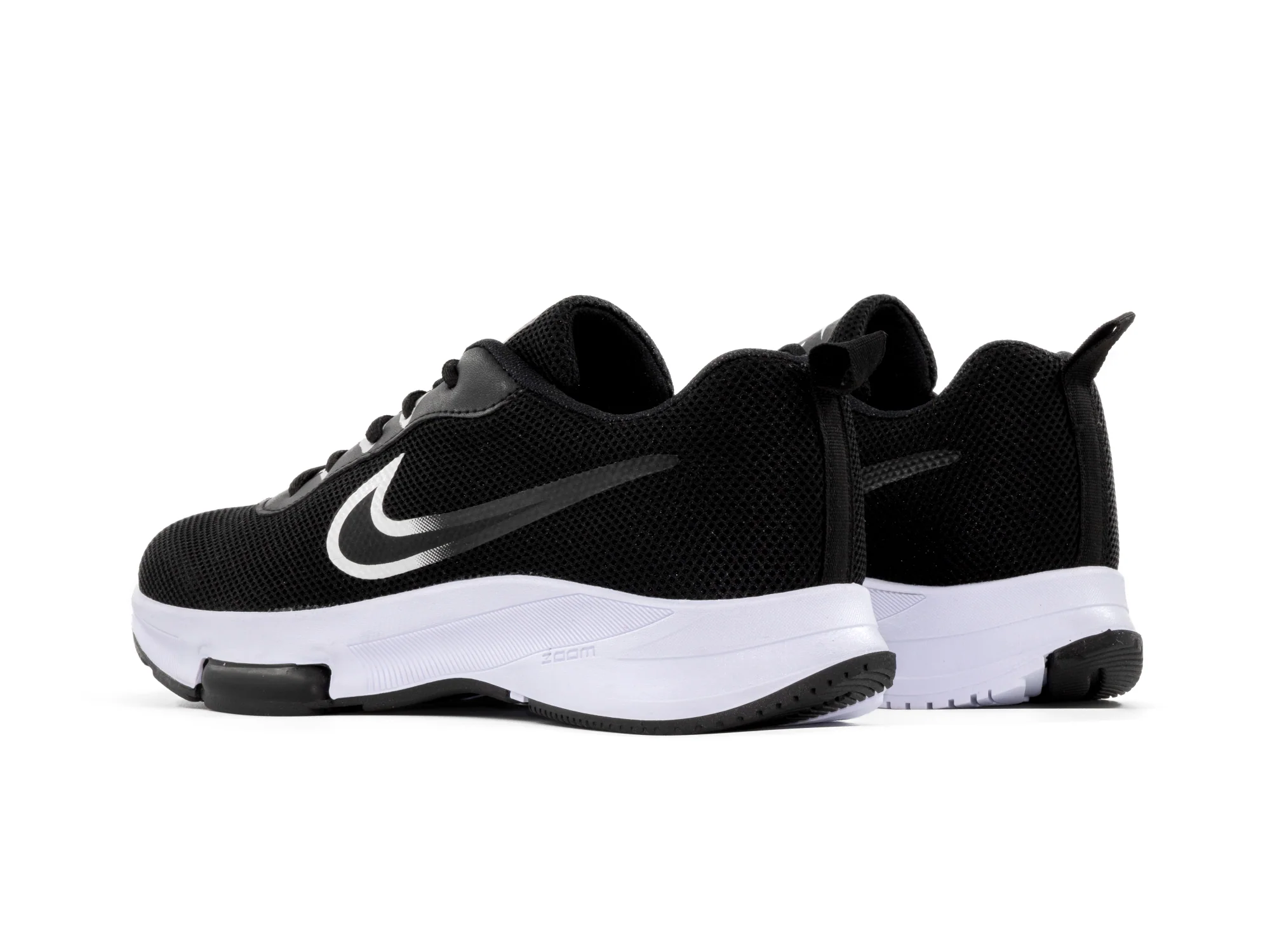 Tenis 025 Negro Plata Negro