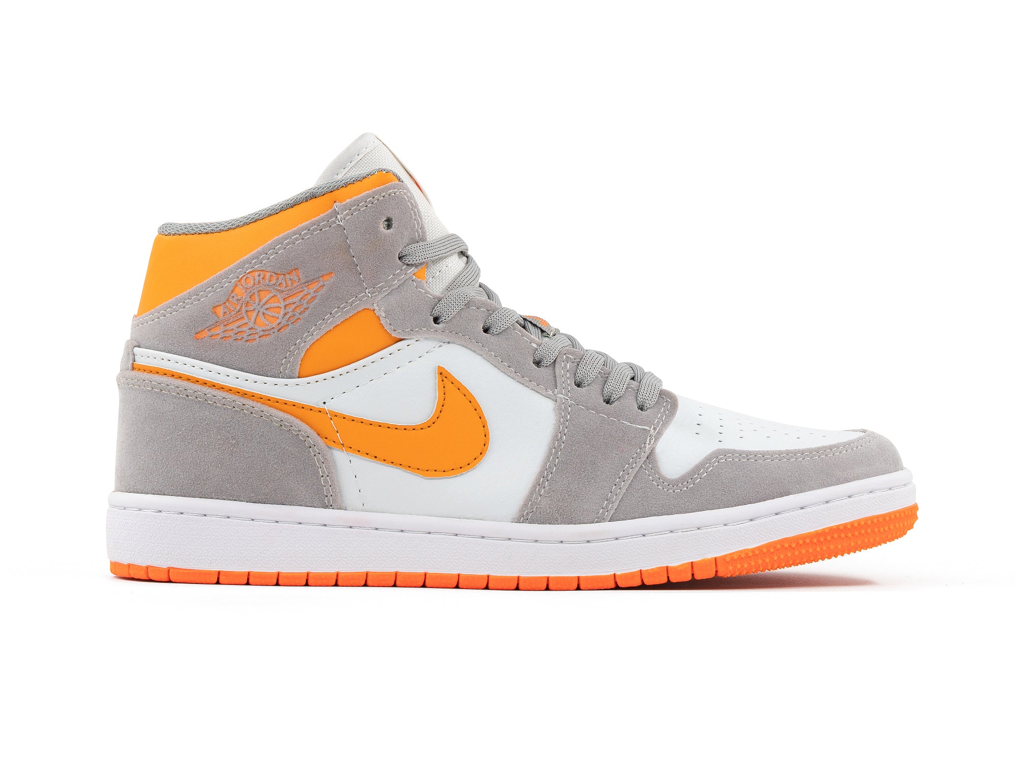 Tenis Retro 1 Dakar Blanco Naranja