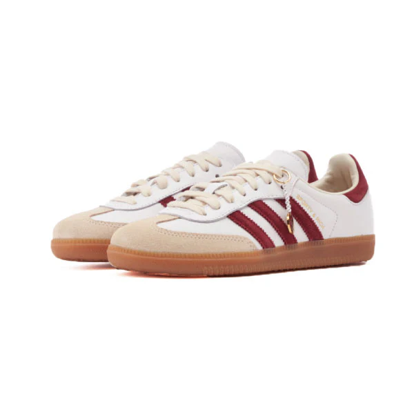 ADIDAS SAMBA 'SPORTY & RICH WHITE COLLEGIATE BURGUNDY'