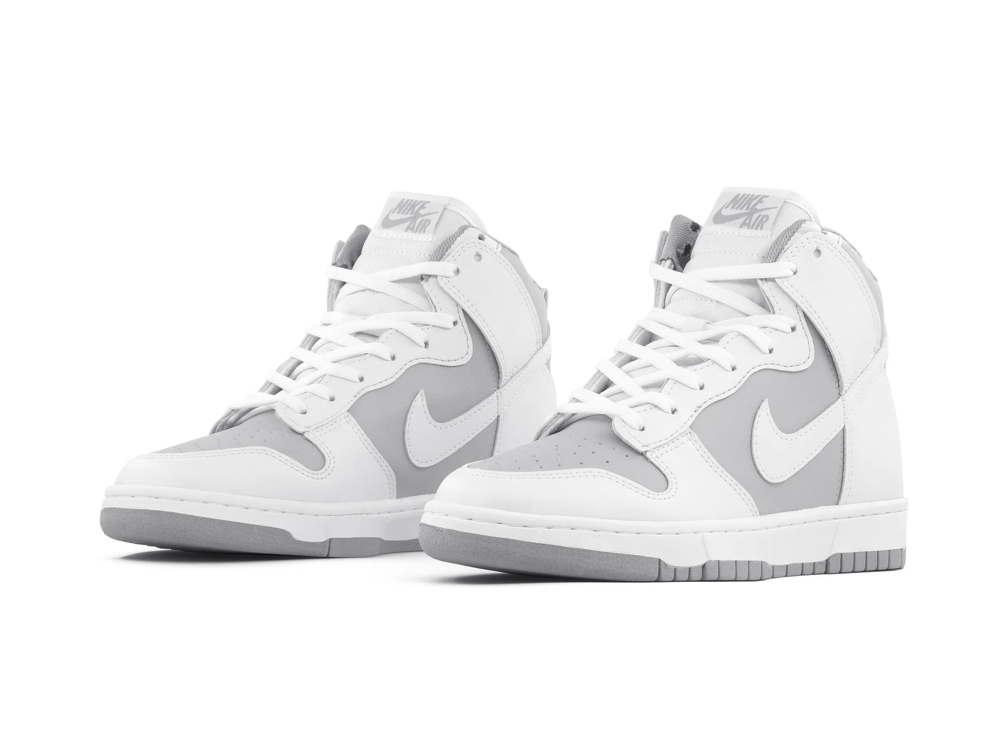 Tenis Dunk Gris Blanco