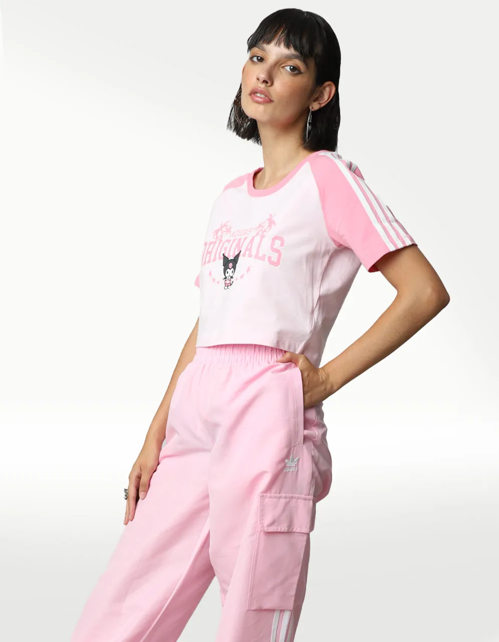 CROP TANK ADIDAS BABY HELLO KITTY KUROMI