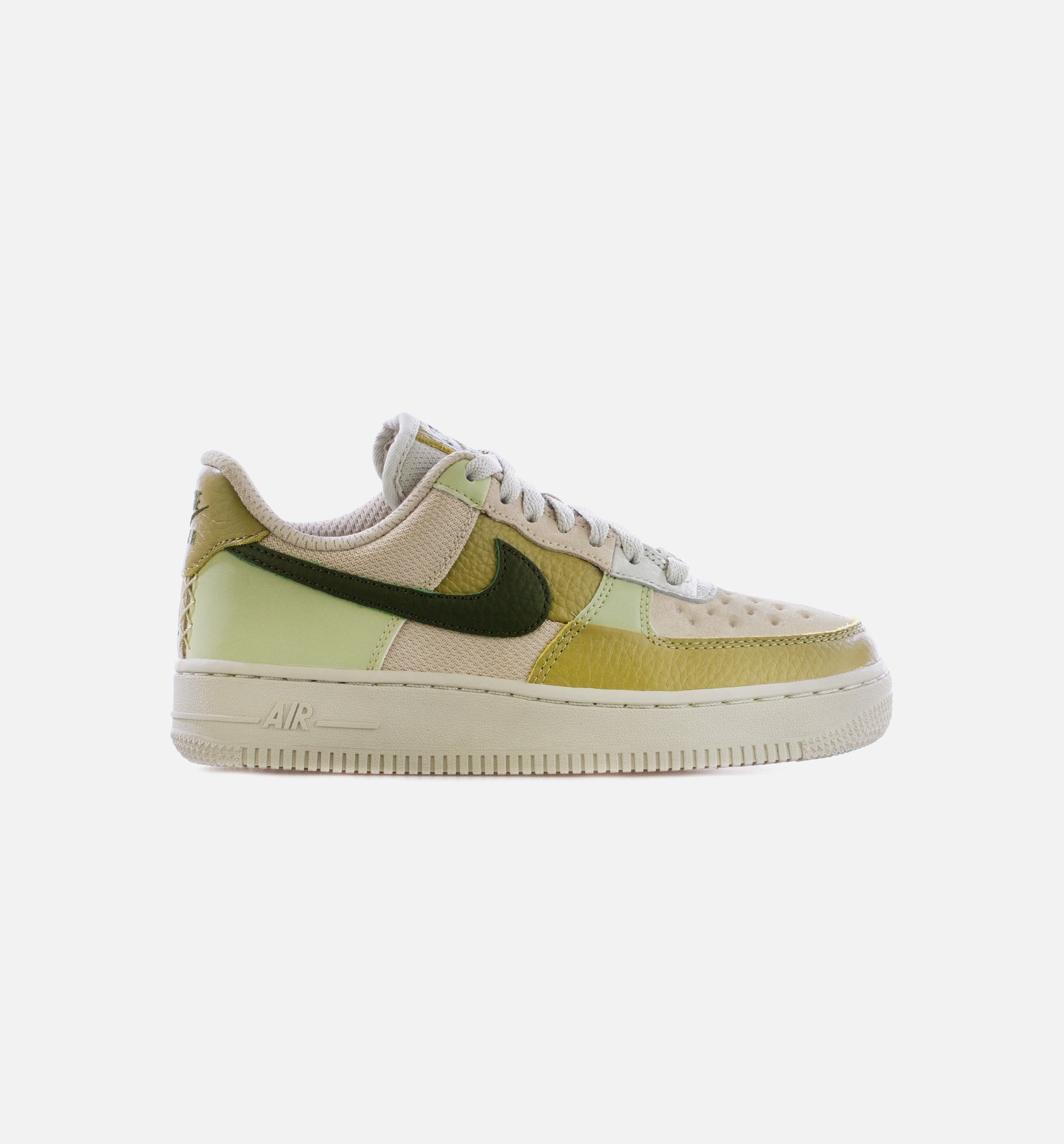 AF1 Low Rough Green Womens Lifestyle Shoe - Light Bone/Rough Green/Olive Aura