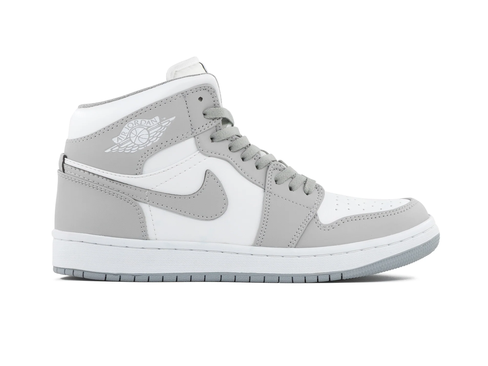 Tenis Retro 1 Blanco Gris 1.1 Premium