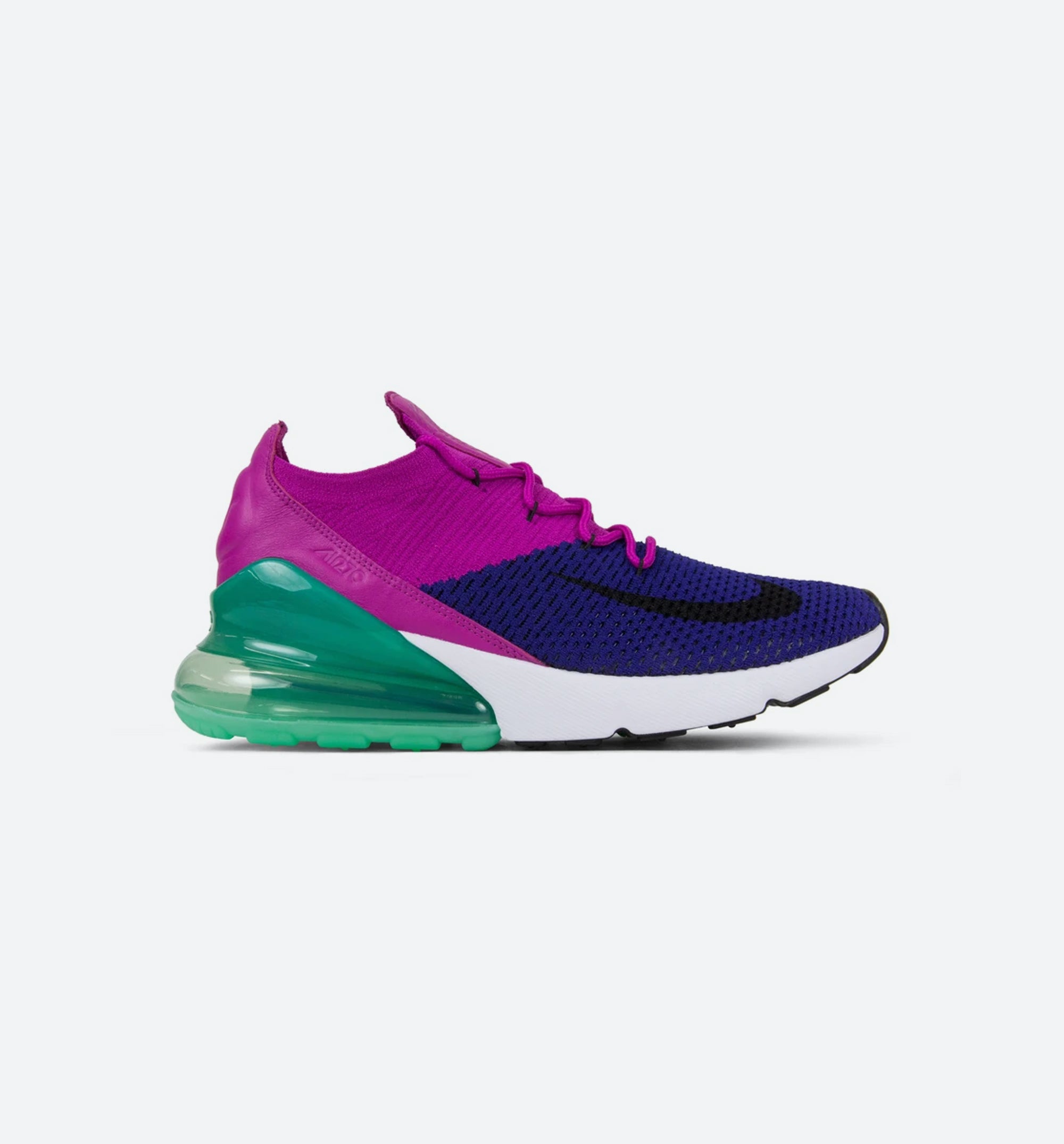 AM 270 Flyknit Mens Shoe -  Deep Royal Blue/Black/Fuchsia Flash
